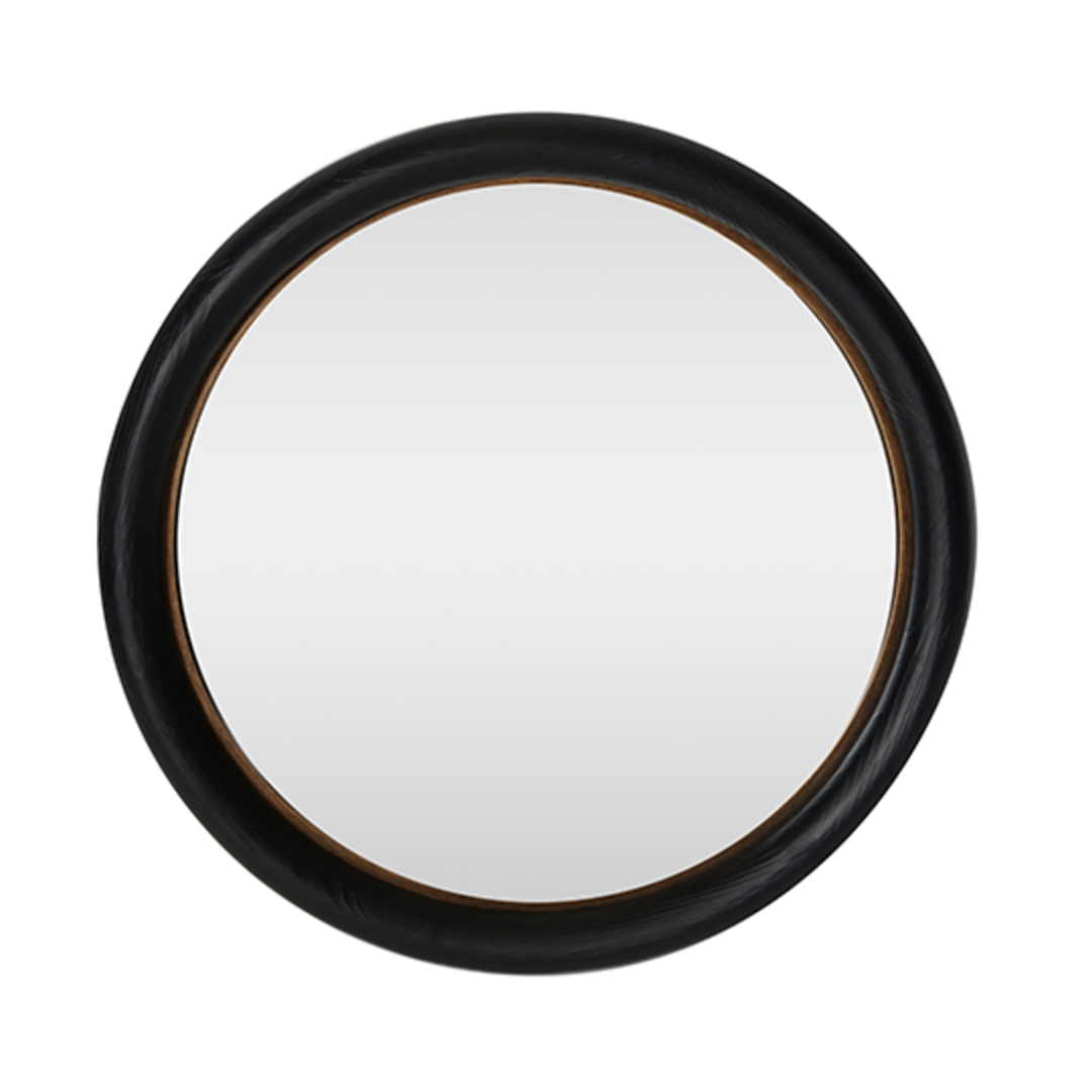 Orion Mirror 87cm - Black and Gold image 0